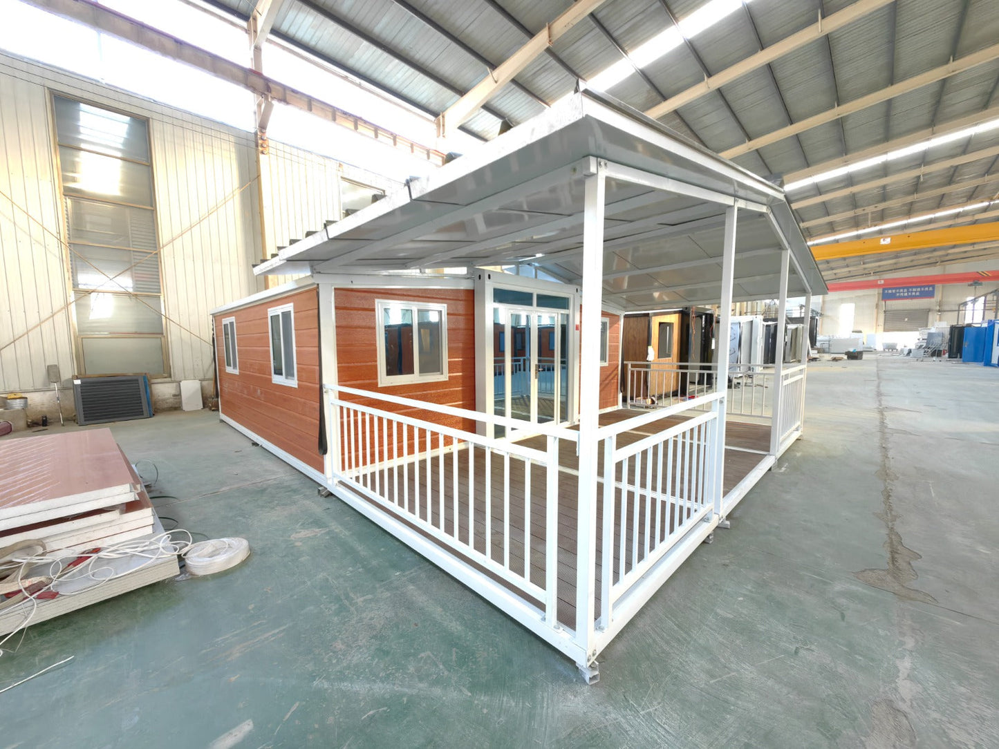 20ft Premium W/ Covered Porch & Pitched Roof